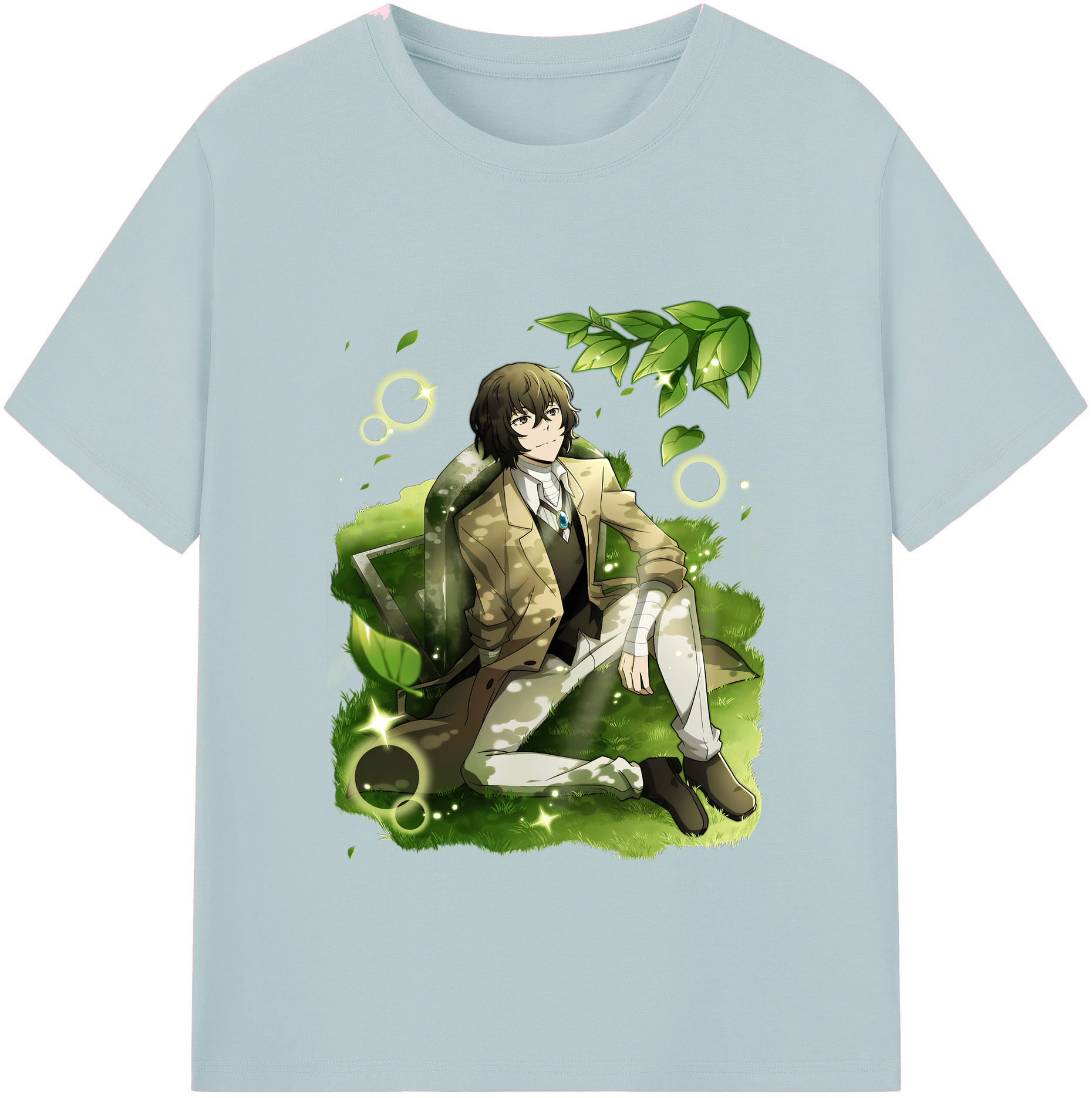 （画像用） 文豪ストレイドッグス Bungo Stray Dogs 綿100％半袖Tシャツ（フロントプリント）